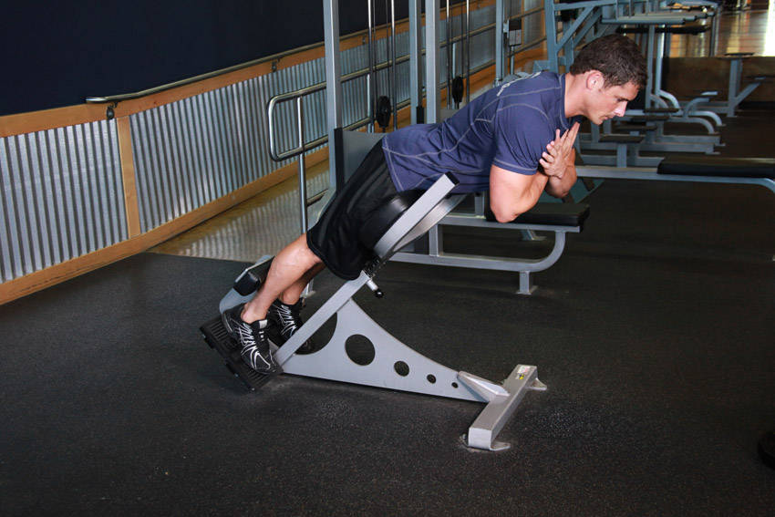 Hiperextensiones — ejecución del ejercicio
